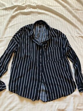 Forever 21 Striped Button up Blouse
